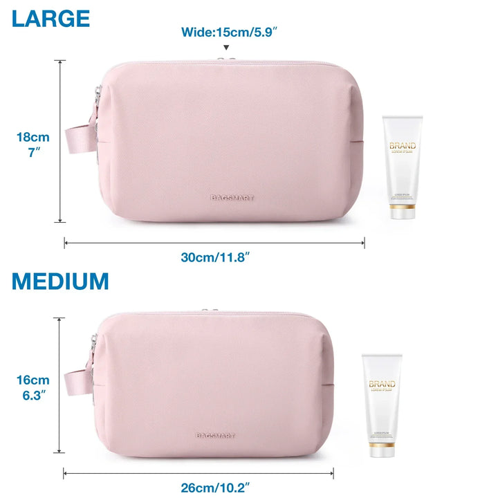 Trousse de toilette de voyage unisexe suspendue, imperméable et compacte pour vos essentiels de voyage.