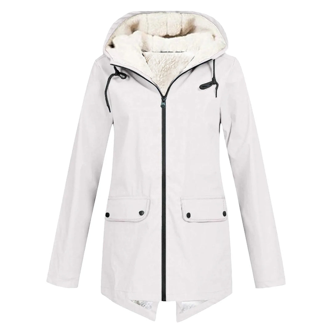 Parka longue d'hiver chaude et protectrice pour femme, design moderne, essentielle contre le froid et le vent.