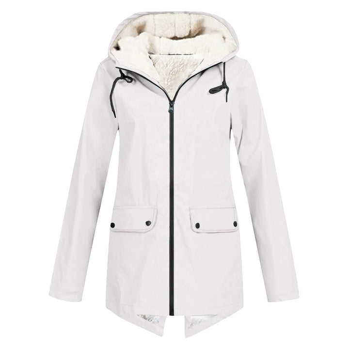 Parka longue d'hiver chaude et protectrice pour femme, design moderne, essentielle contre le froid et le vent.