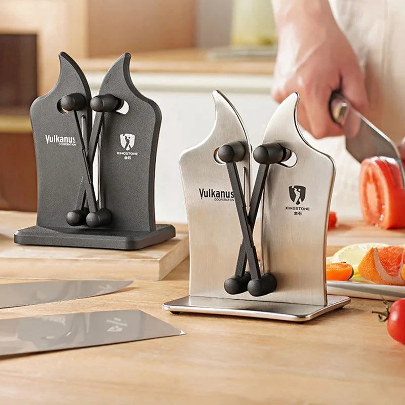 Affûteur de couteaux professionnel pour cuisine, lames tranchantes et sûres, outil ménager essentiel.