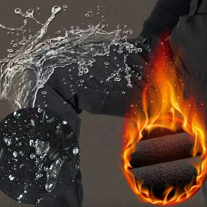 Pantalon cargo chaud et imperméable homme, ski, avec multiples poches pour aventure hiver.