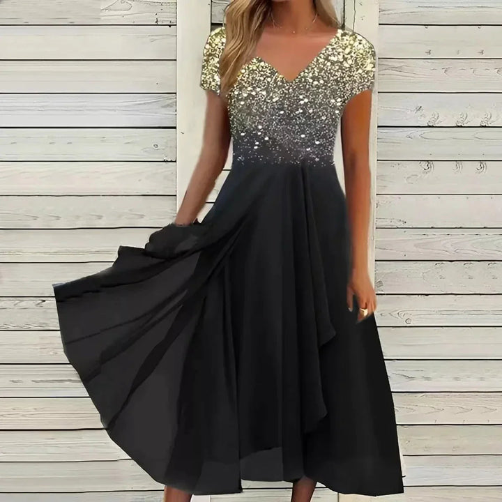 Nouvelle collection: robe d'été Soraya glamour, élégante et légère pour femme, confort moderne.