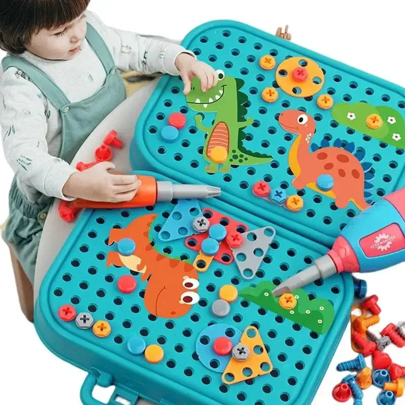 Jeu d'assemblage spatial éducatif pour enfants, parfait pour le développement des compétences STEM.