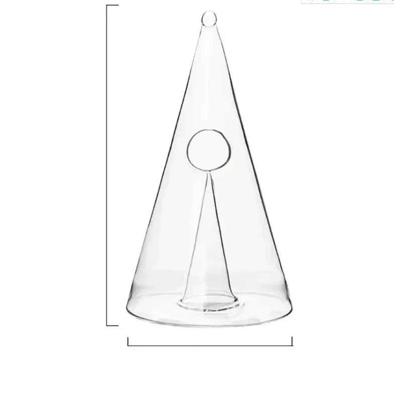Carafe à vin pyramide en verre, décanteur et aérateur essentiel pour sublimer chaque bouteille de vin.