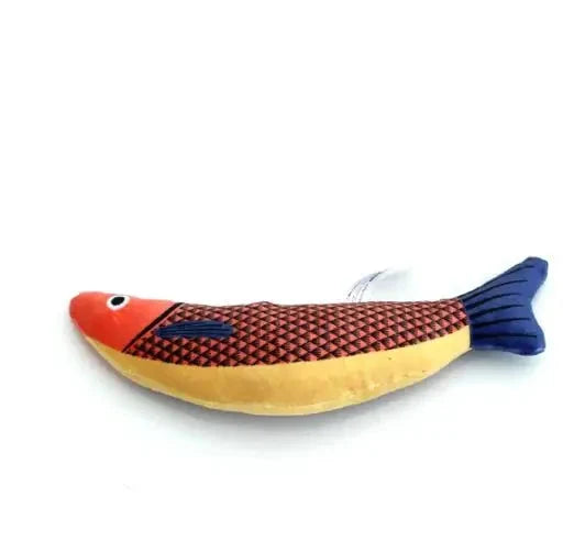 Poisson réaliste comme jouet interactif pour chat, offrant une stimulation et un anti-ennui efficaces aux félins.