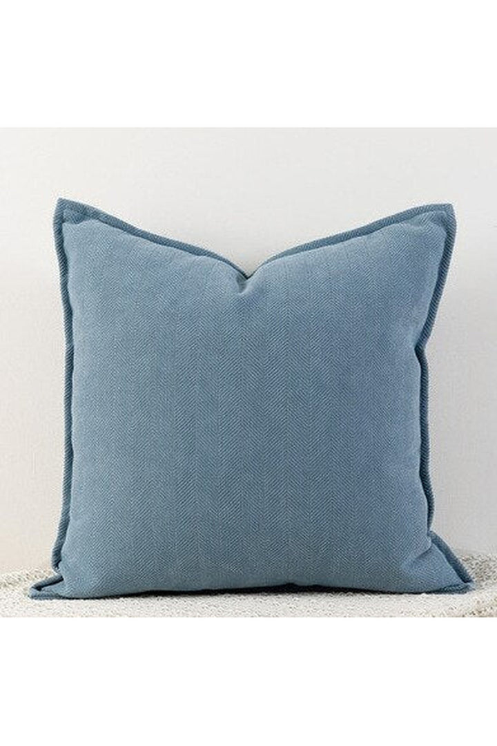 Housse de coussin canapé carrée, idéale pour une décoration intérieure moderne et cosy.