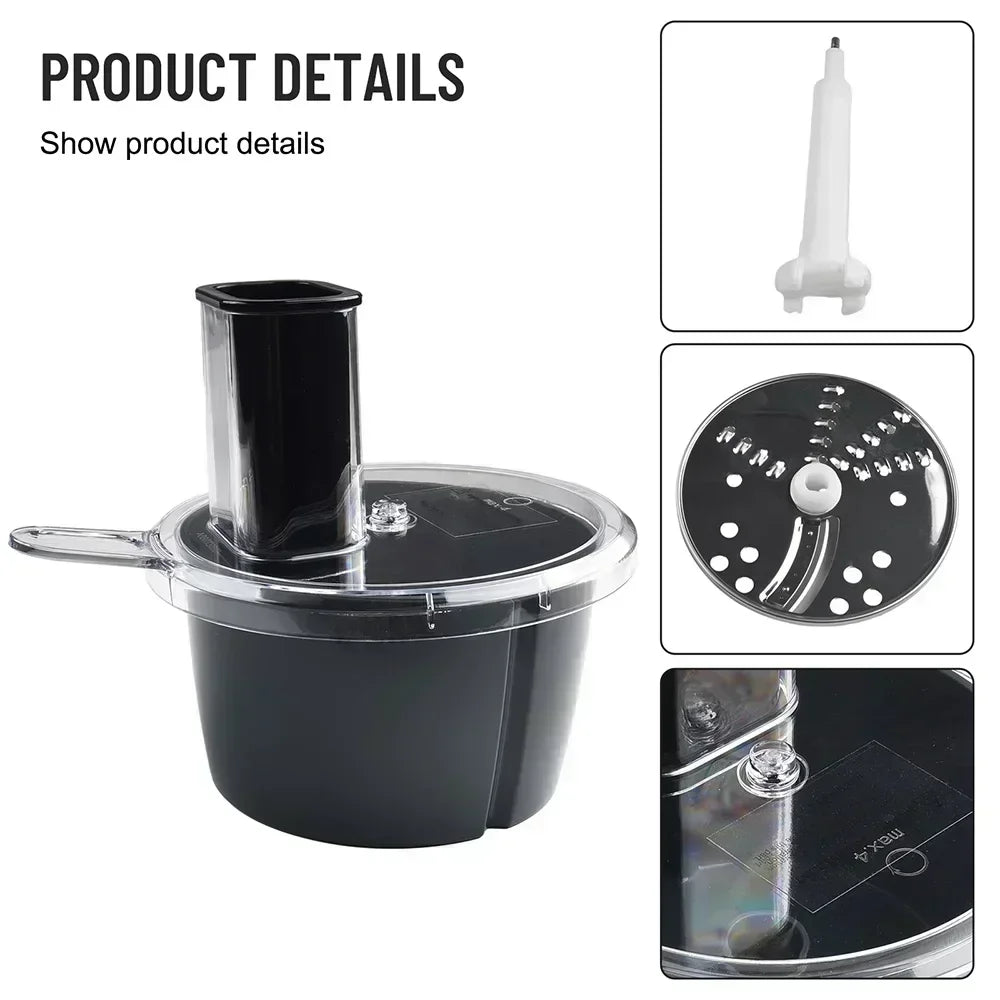 Ustensile Thermomix TM5/TM6 pour râper fromage et trancher, rendant la préparation des repas rapide et simple.