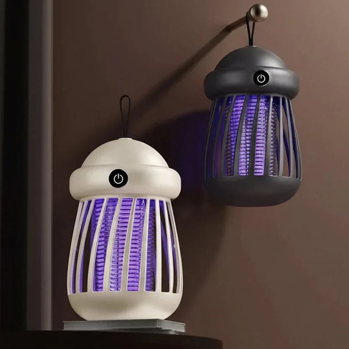 Solution anti-moustiques UV sans produits chimiques, rechargeable, idéale pour maison et jardin.