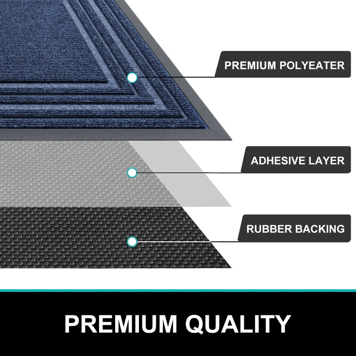 Tapis en caoutchouc de haute qualité, antidérapant. Idéal pour garder votre intérieur propre et sécurisé.
