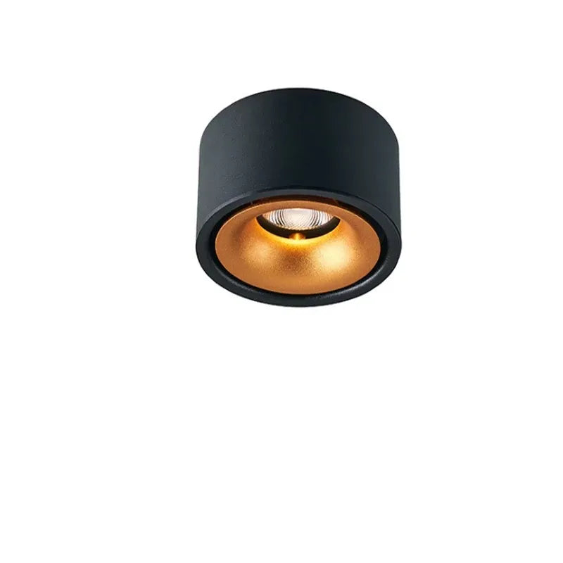 Spot LED encastré anti-éblouissement, lumière douce et confortable, parfait pour éclairage de salon ou chambre.