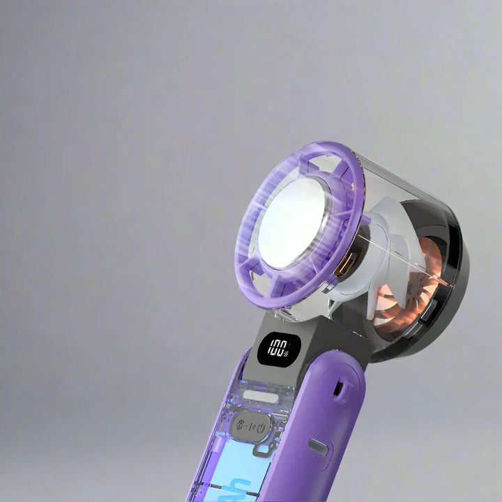 Ventilateur portable Ice-Cool 100 vitesses pour un rafraîchissement optimal en été.