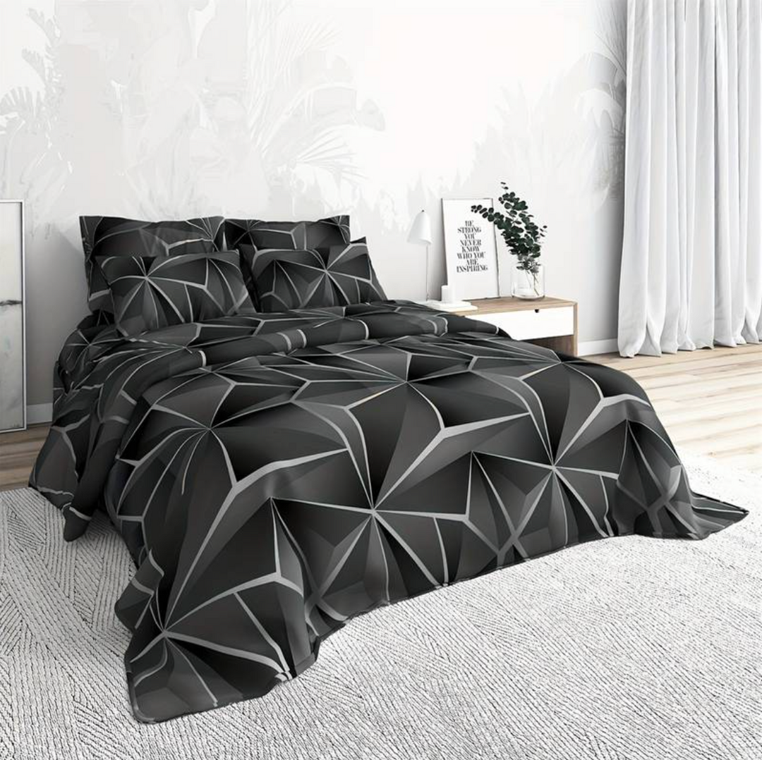 Couette luxe hôtelière 5 étoiles en microfibre, douce et confortable pour chambre élégante.
