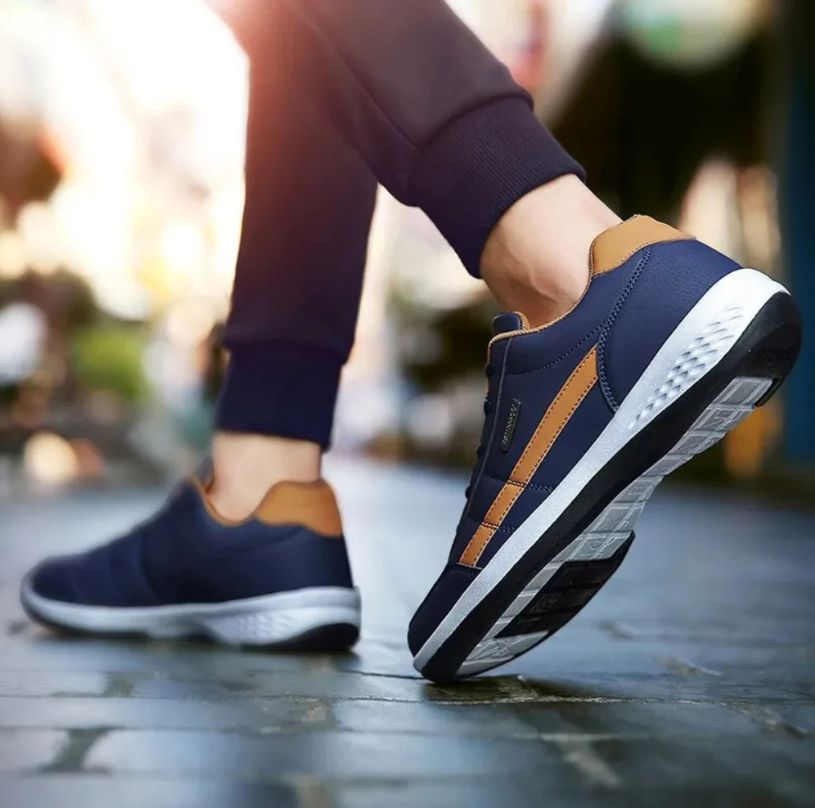 Luca, baskets pour hommes avec confort orthopédique avancé. Idéales pour la marche, un style casual et la mode masculine.