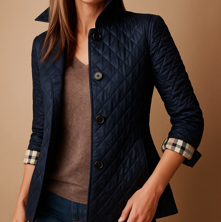 Veste en coton respirant pour femme, parfaite pour printemps/automne. Confortable, légère et mode féminine.