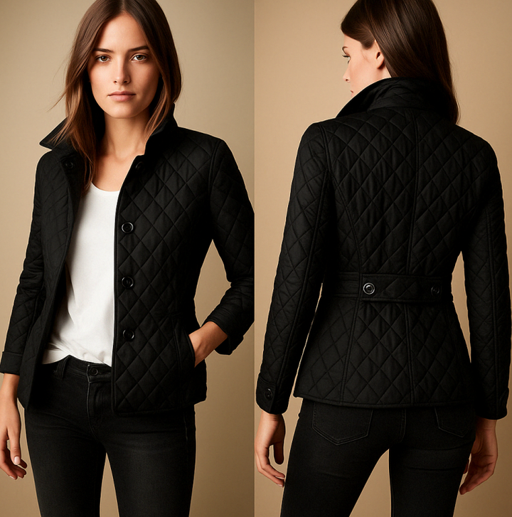 Veste femme chic en coton, polyvalente pour look décontracté ou habillé. Style raffiné et confortable.