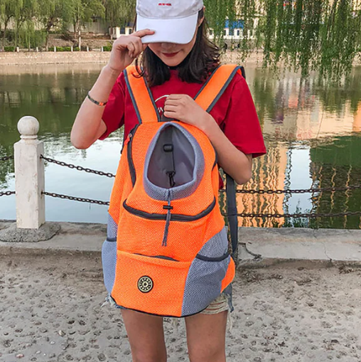 Sac à dos de randonnée pour chien, profitez des sentiers et de la nature avec votre animal près de vous.
