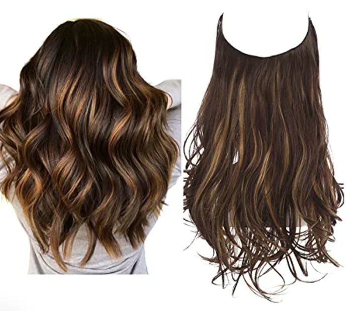 Beauté femme sublimée par extensions de cheveux naturels, volume et longueur accrus.