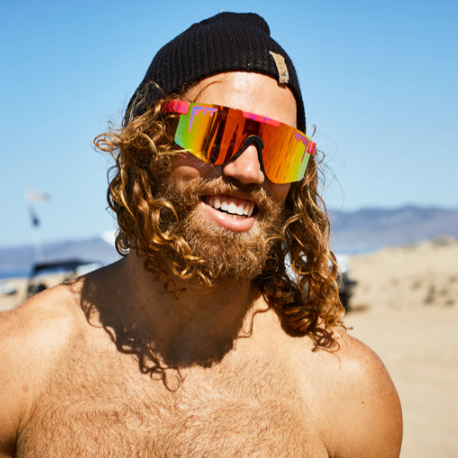 Lunettes de sport UV400 unisexe pour protection solaire maximale en cyclisme, course et activités extérieures.