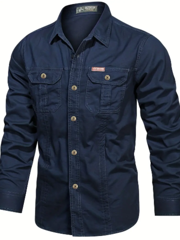 Chemise décontractée homme pour outdoor, ultra-respirante, confort et séchage rapide en voyage.