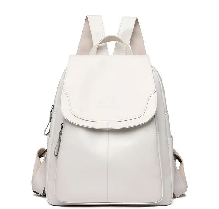 Sac à dos vintage femme compact, élégant, sécurisé et bien organisé pour le quotidien actif.