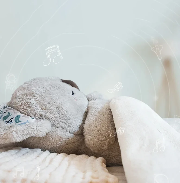 Compagnon koala lesté apaisant pour un sommeil serein. Thérapie rythmique pour la relaxation et le bien-être.
