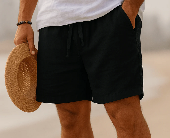 Short bermuda homme polyvalent, confortable et léger, idéal pour l'été, la plage ou une sortie décontractée.