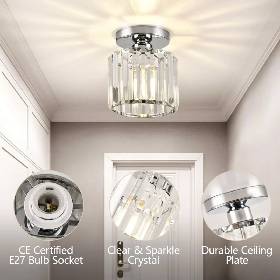 Éclairage encastré contemporain. Luminaire de couloir minimaliste, lumière douce et stylée.