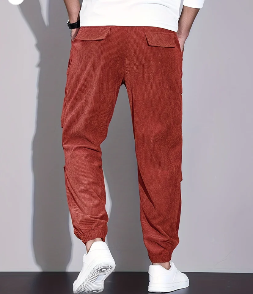Pantalon homme polyvalent, idéal pour un look décontracté chic ou une tenue élégante d'hiver.