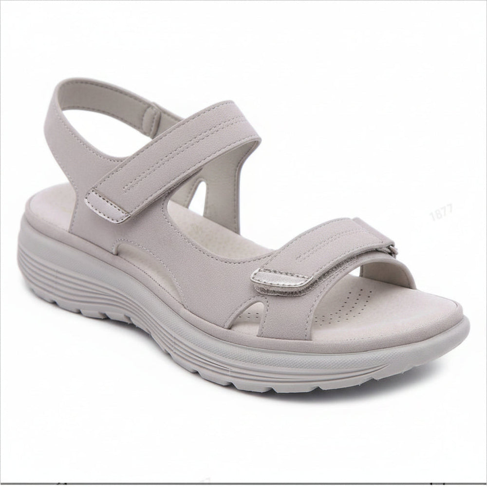 Sandales orthopédiques femme confortables pour l'été, parfaites pour la marche et le bien-être avec soutien.