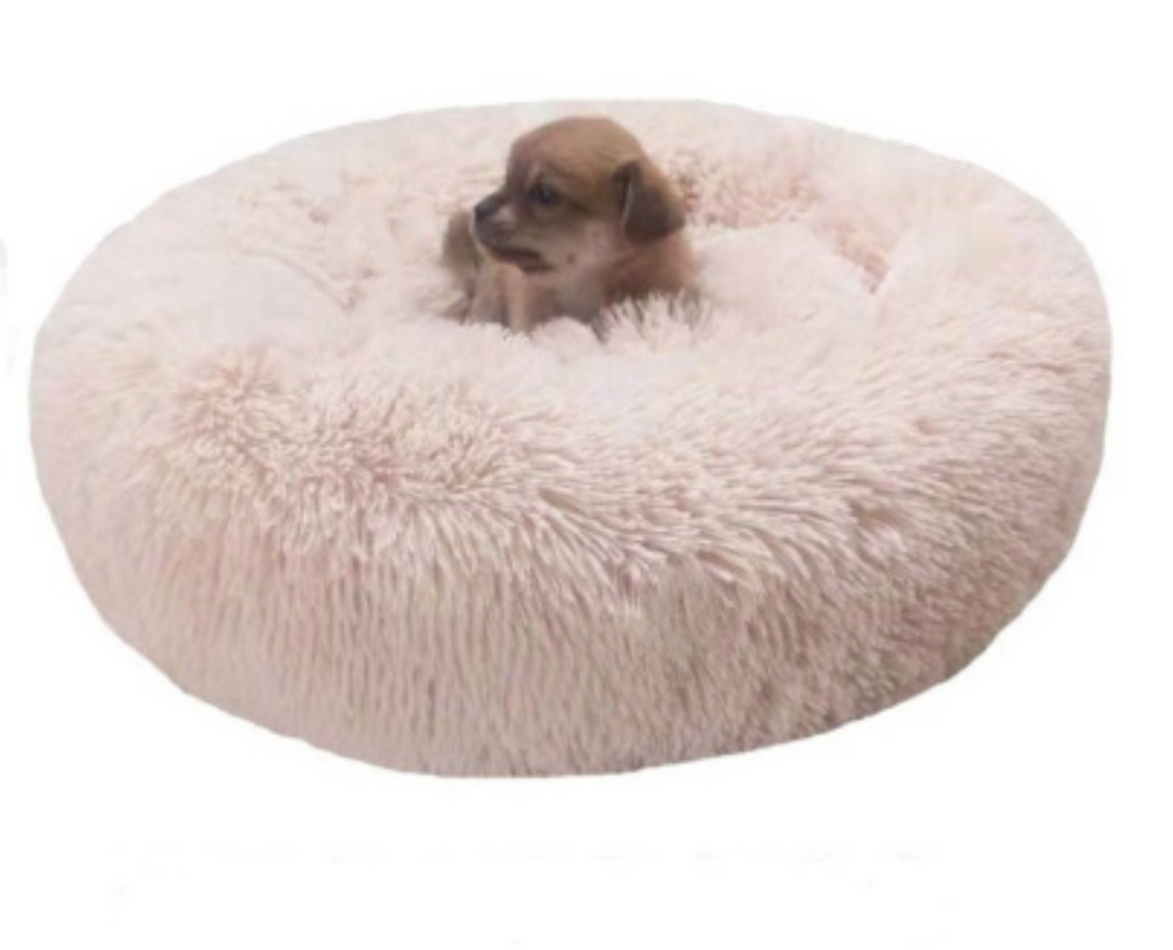 Coussin douillet grande taille pour chien et chat, lavable et anti-stress, pour un repos optimal.