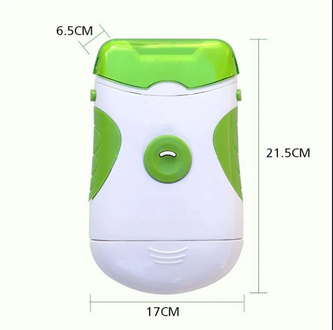 Coupe-ongles électrique portable et lime compacte, parfait pour le soin des ongles des adultes, beauté et hygiène.