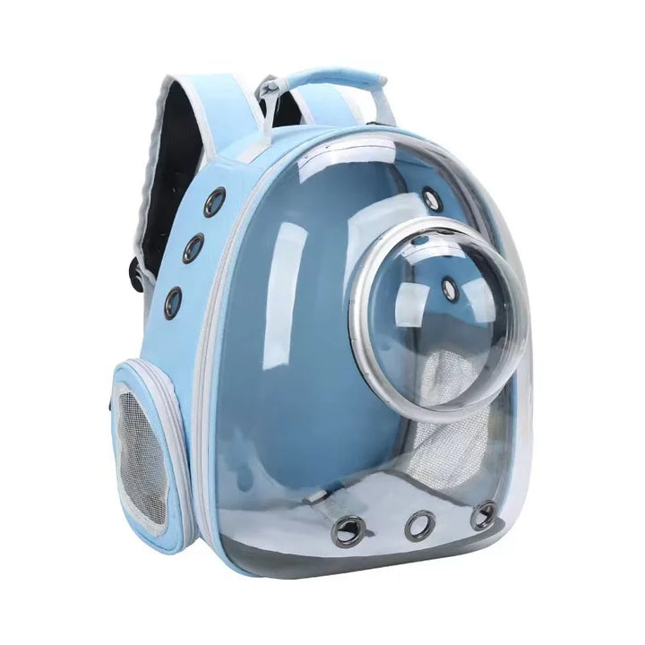 Offrez confort et sécurité : sac de transport PetRoyale transparent et aéré pour chats et petits animaux.