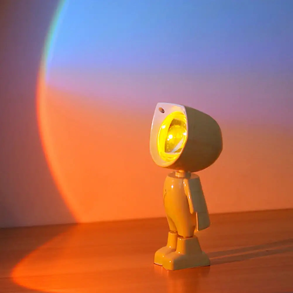 Projecteur LED USB 'Coucher de Soleil' pour une décoration murale lumineuse et une ambiance relaxante.