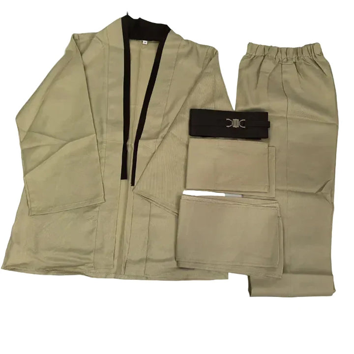 Déguisement homme Obi-Wan Kenobi, esprit Jedi Star Wars, parfait pour jeux de rôle, événements et fêtes cosplay.