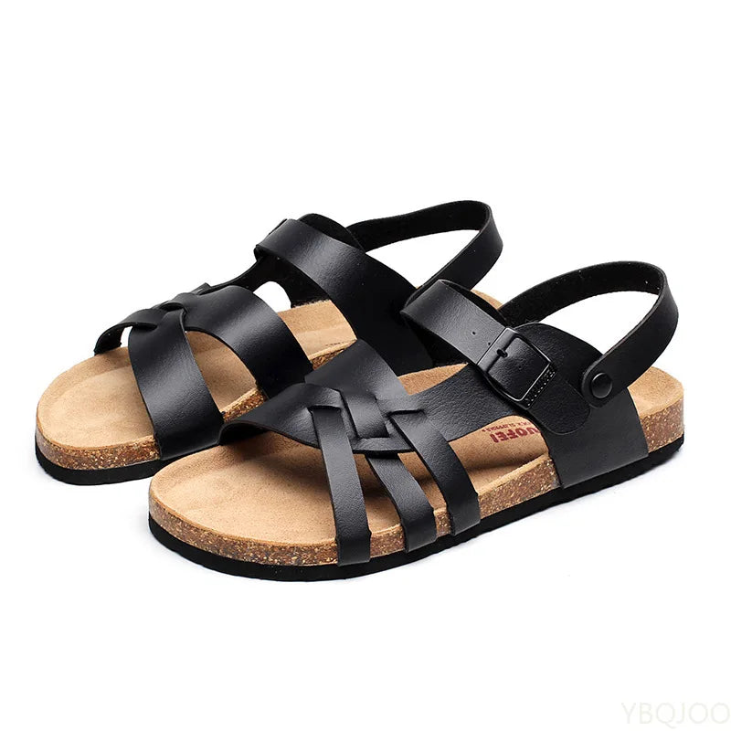 Sandales confort anatomique pour l'été. Modèle gladiator orthopédique pour hommes et femmes, soutien actif.