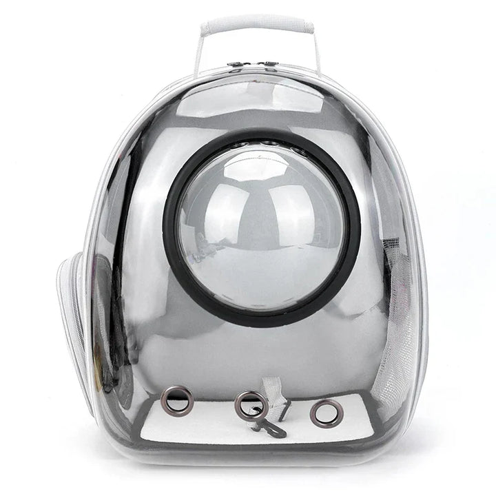 Sac de transport PetRoyale innovant : transparent, aéré, idéal pour la sécurité et le confort de votre chat.