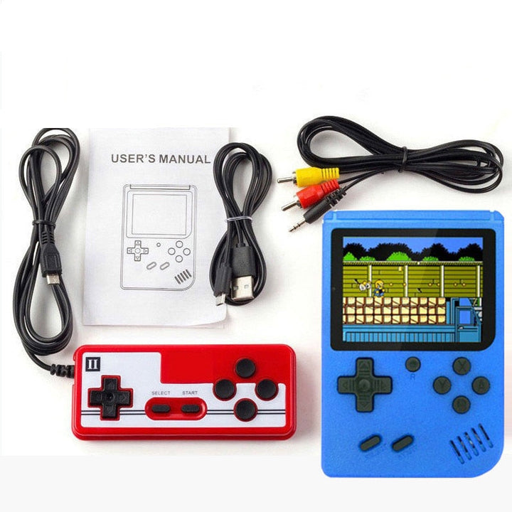 Joueur mobile ou TV : cette console rétro offre 800 jeux classiques pour une expérience gaming unique et fun.