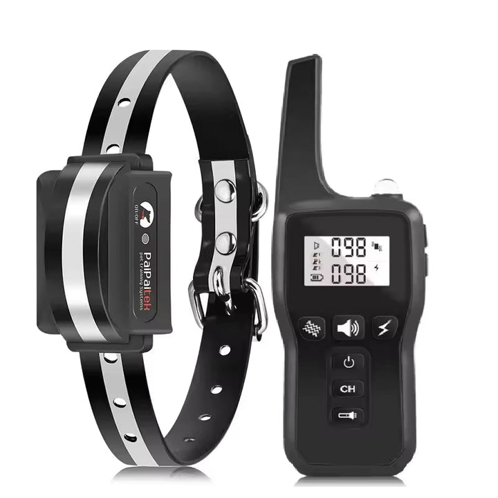 Collier dressage chien étanche longue portée, vibration pour éducation canine et comportement amélioré du chiot.