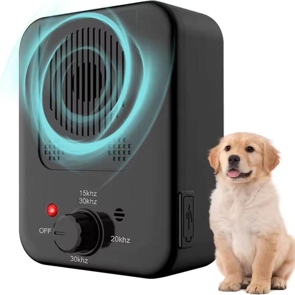 Appareil anti-aboiement automatique à ultrasons pour chien, aide à l'éducation canine.