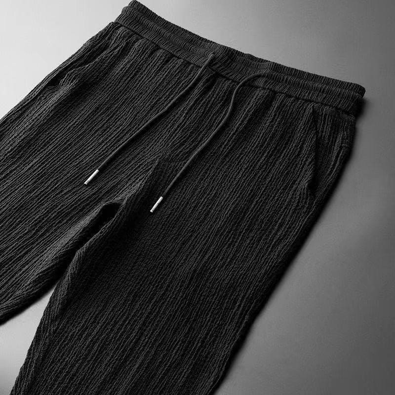 Ensemble essentiel été lin homme, respirant et confortable, le vêtement léger idéal pour la chaleur estivale.