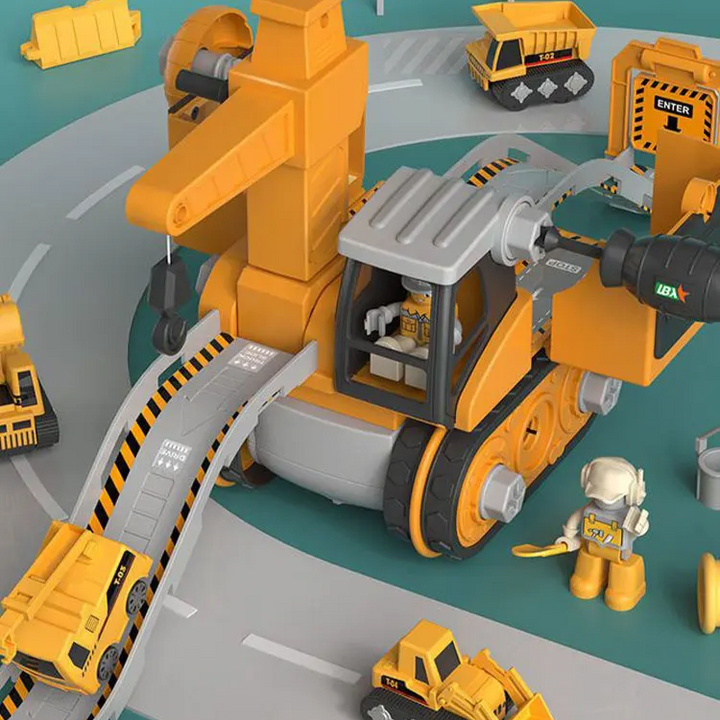 Assemblage de structures avec le jouet BuildMaster. Kit de construction pour enfants, développant logique et dextérité.