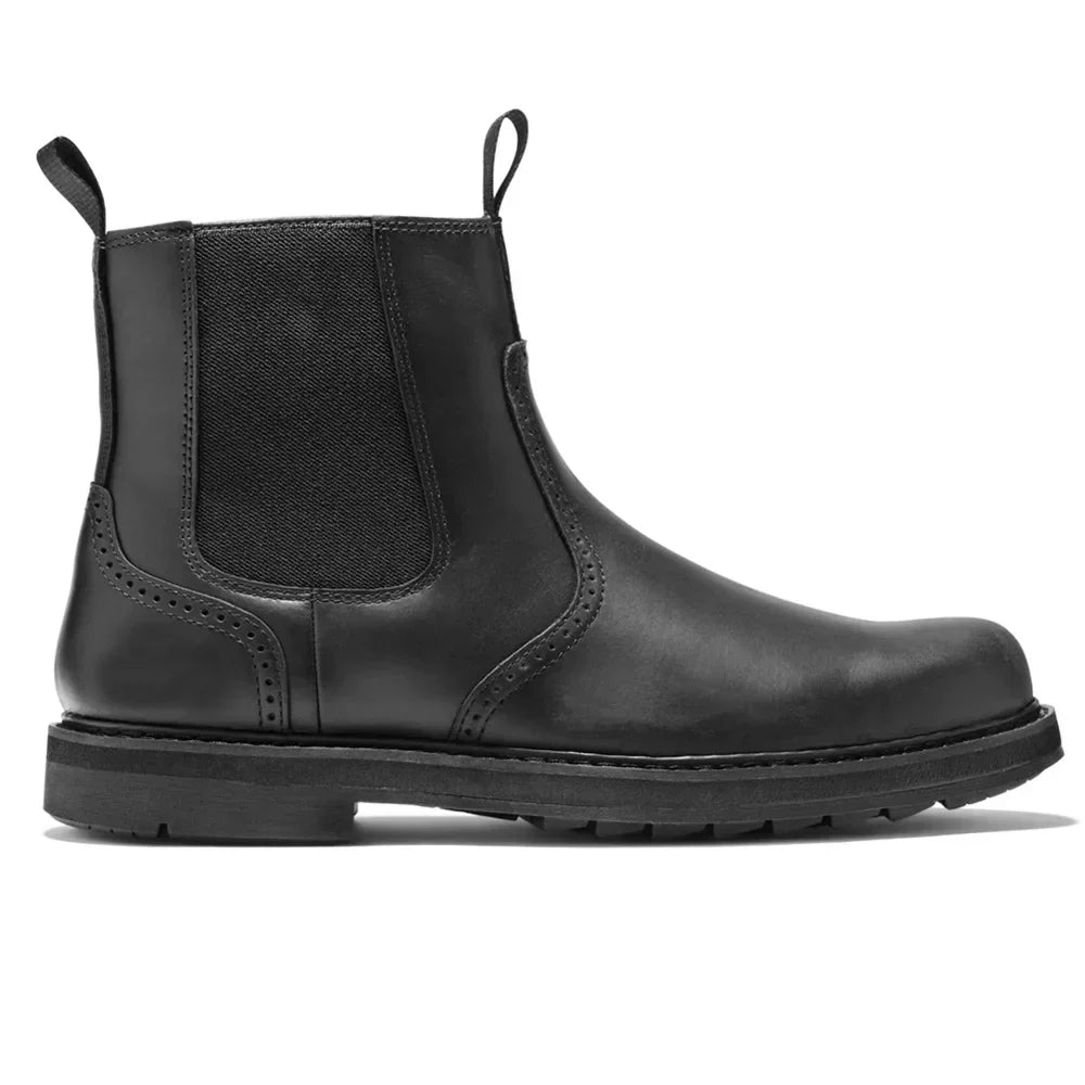 Bottines homme Chelsea avec fermeture éclair, style polyvalent. Confortables et élégantes pour la mode masculine quotidienne.