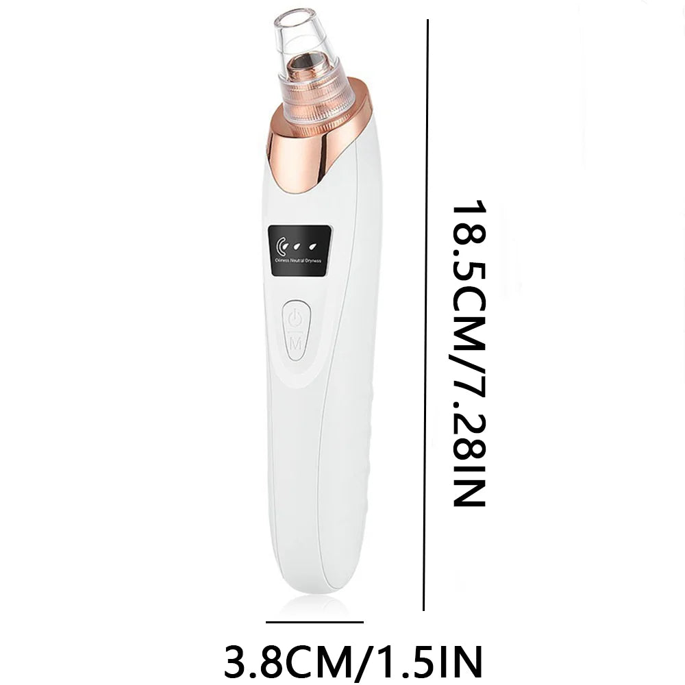Appareil électrique de soin pour nettoyage profond des pores, efficace anti-points noirs, pour une peau douce.