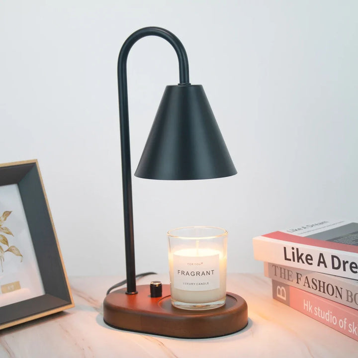 Lampe de table parfumée au design moderne, idéale pour une décoration élégante dans le salon.