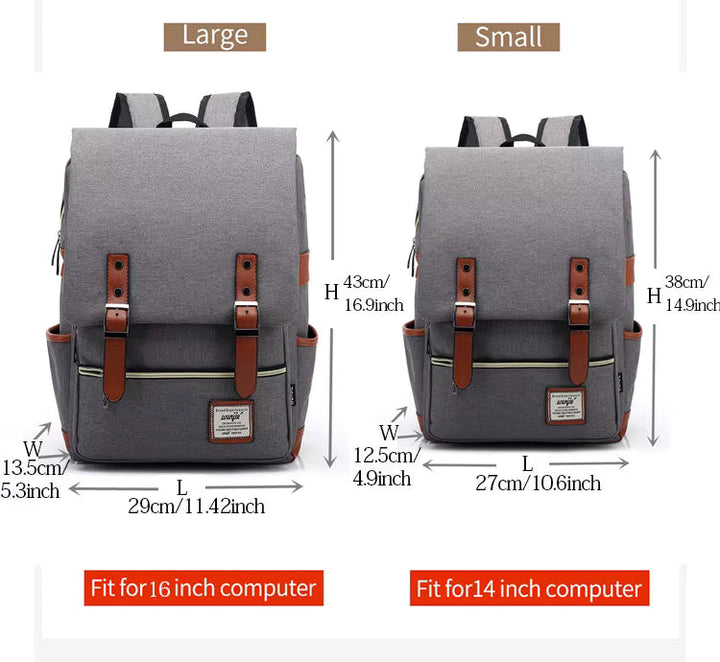 Sac à dos polyvalent Charlie, pour femme et ordinateur 16", résistant, pour bureau et voyage.