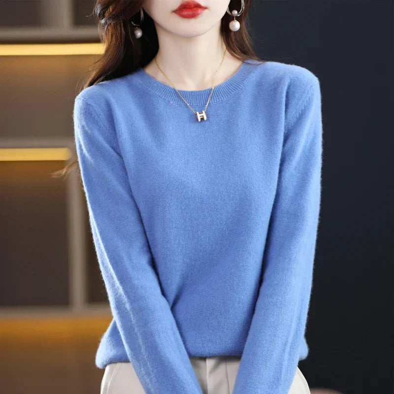 Confortable pull femme, doux au toucher. Style chic pour l'automne et l'hiver, tricot élégant.