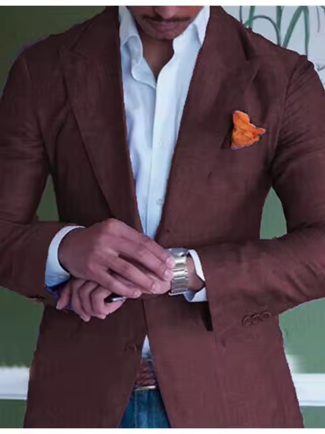 Veste blazer homme polyvalente. Style élégant pour le bureau ou une soirée chic. Mode et confortable.