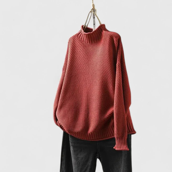 Pull confortable Suzi pour femme, matière douce, style chic et polyvalent pour toutes saisons.