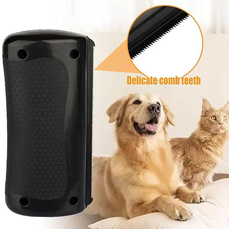 Brosse de toilettage pour chien et chat. Idéale pour éliminer les poils et entretenir le pelage de votre animal de compagnie.
