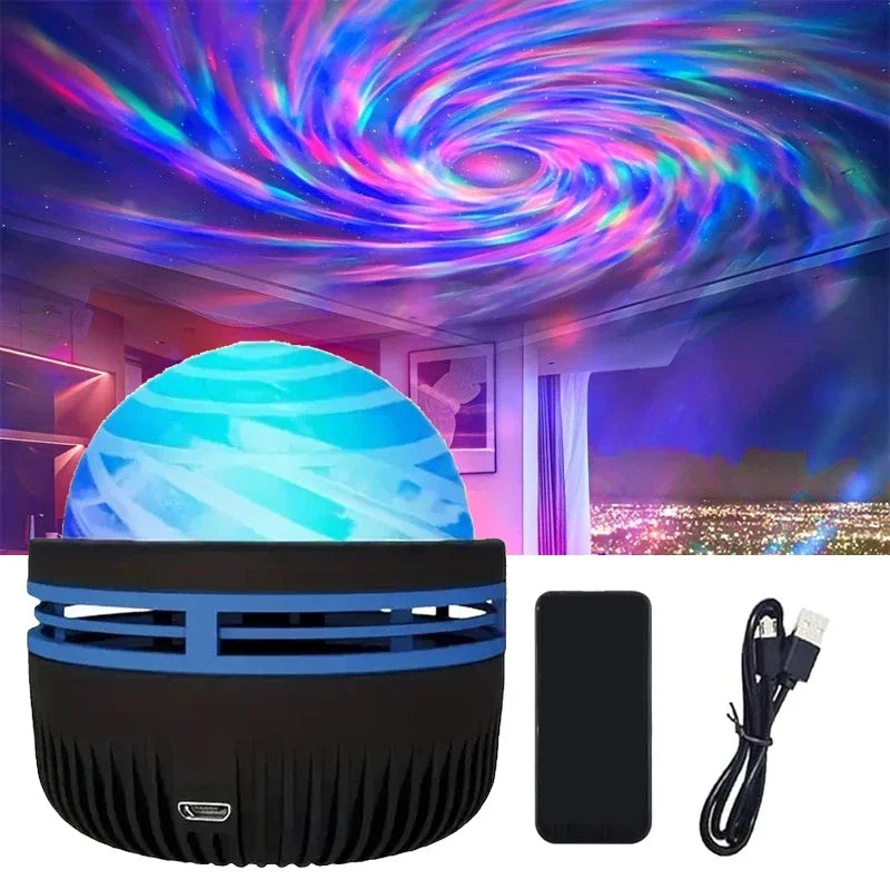 Cadeau unique : projecteur Polariva aurore boréale pour une décoration lumineuse et une ambiance relaxante.